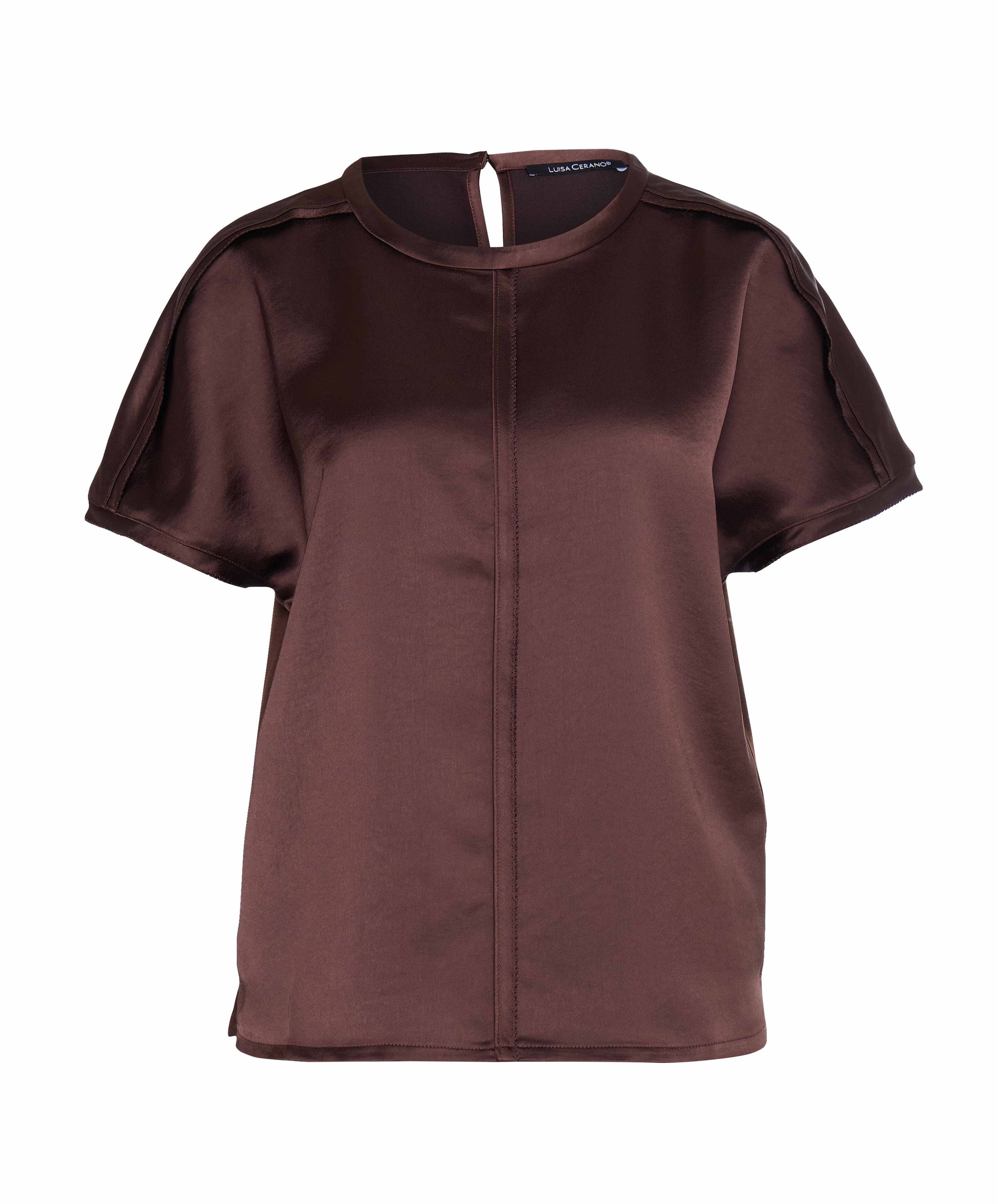 Dames T-shirt bruin