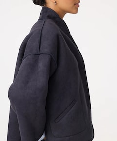 Dames jas blauw