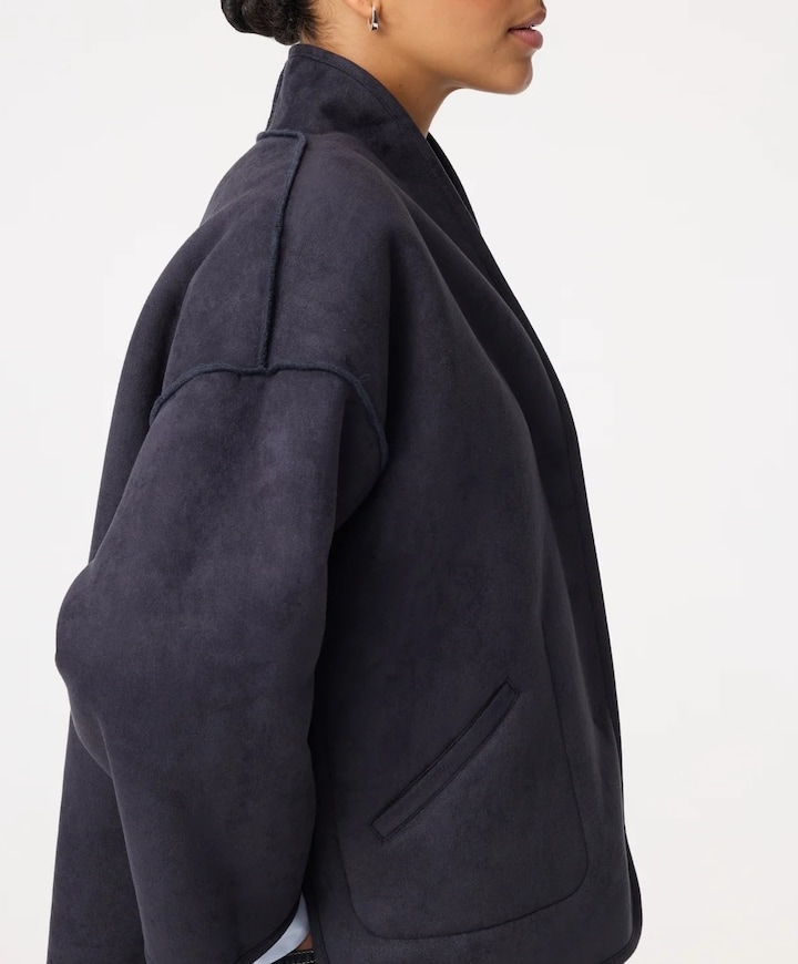 Dames jas blauw