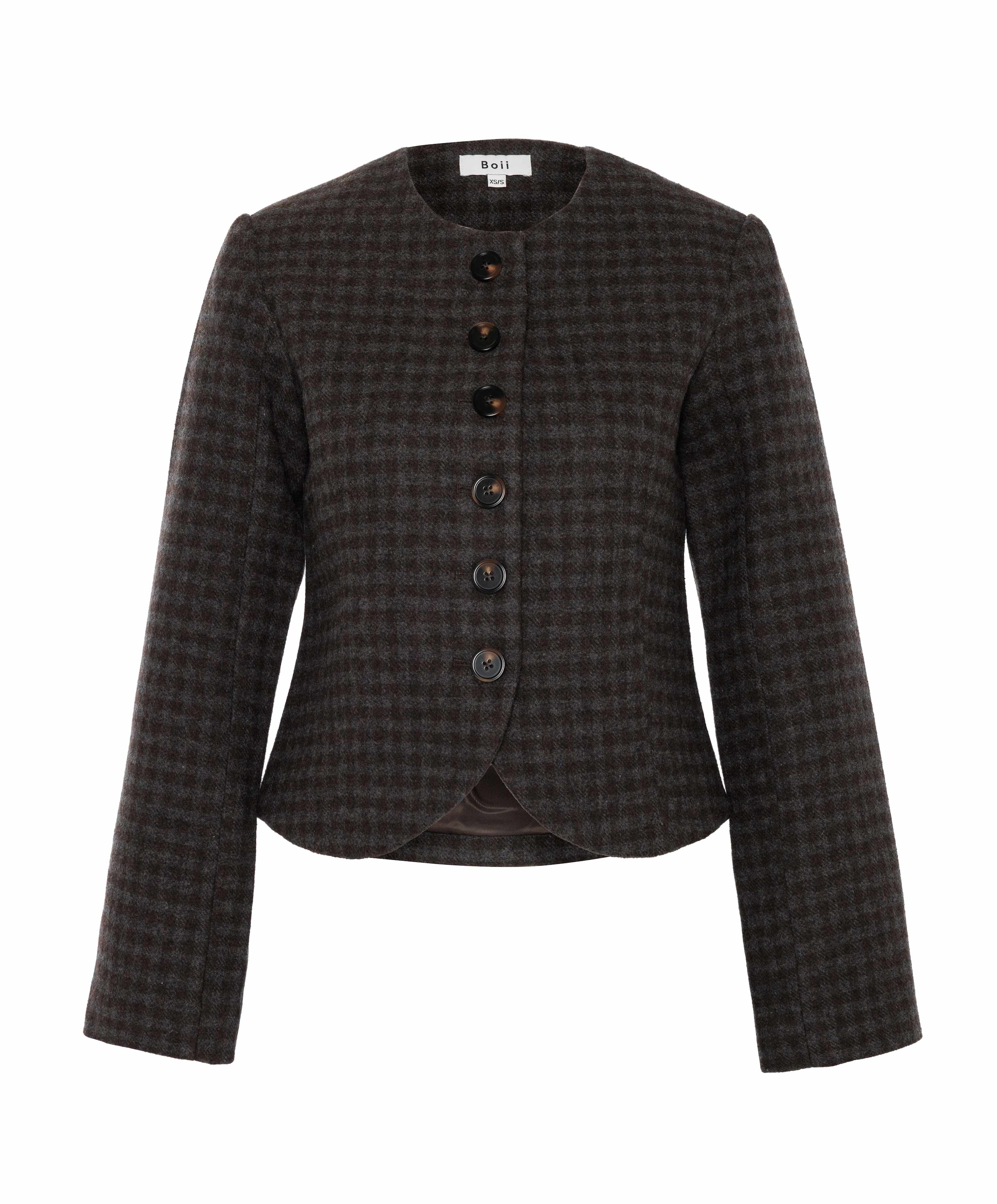 Dames blazer grijs