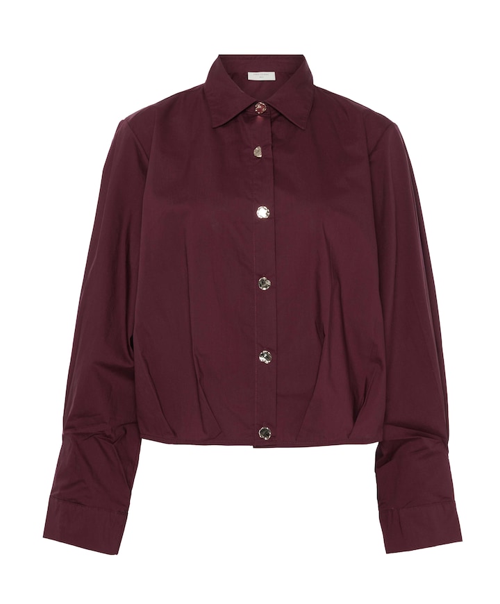 Dames blouse bordeaux