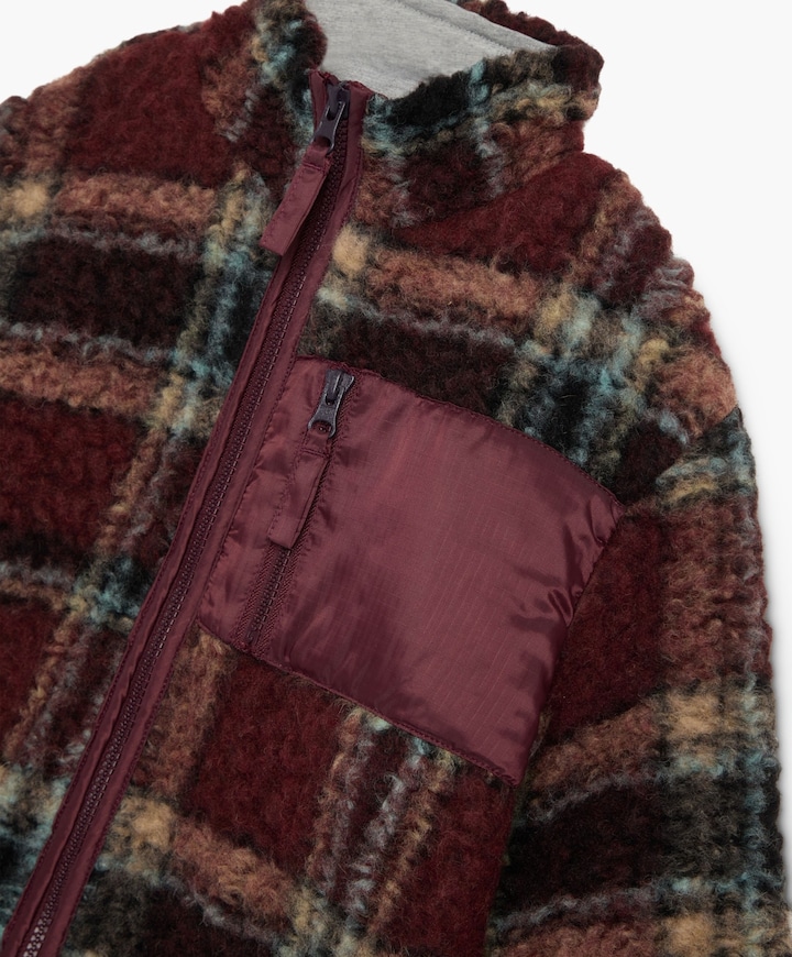 Jongens jas multicolor