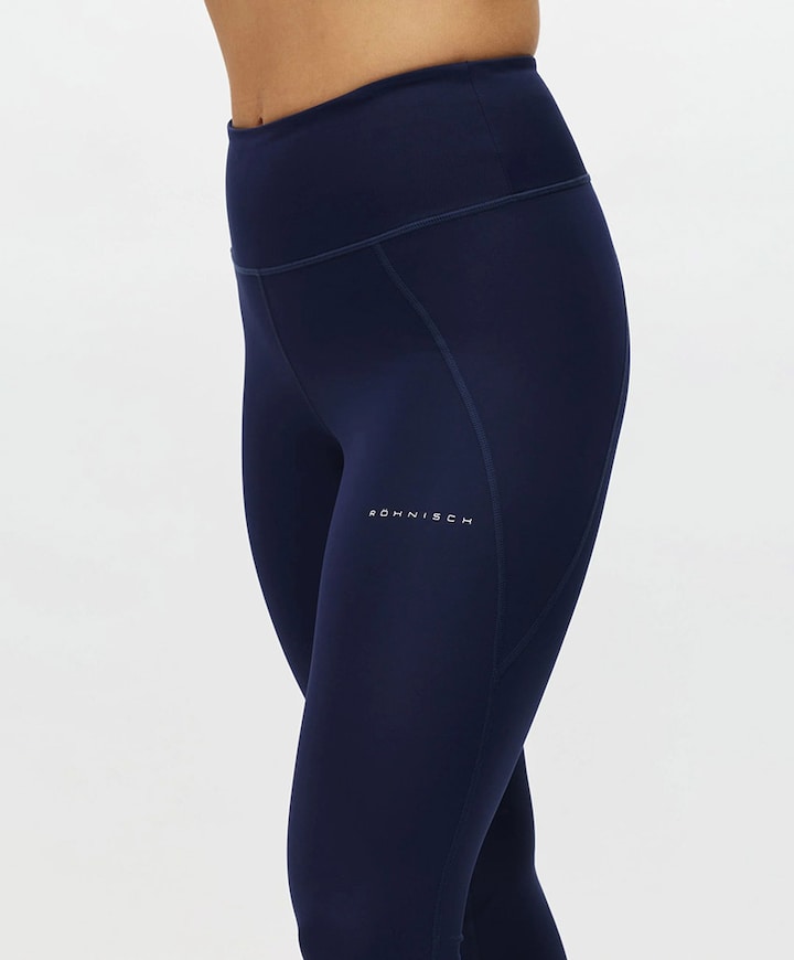Flattering High Waist Tights dames tight blauw
