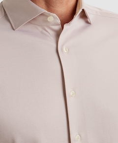 Heren overhemd lange mouw roze