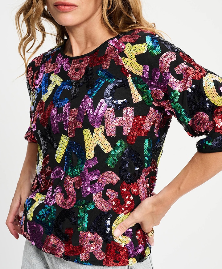 Dames top multicolor