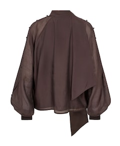 Dames blouse bruin