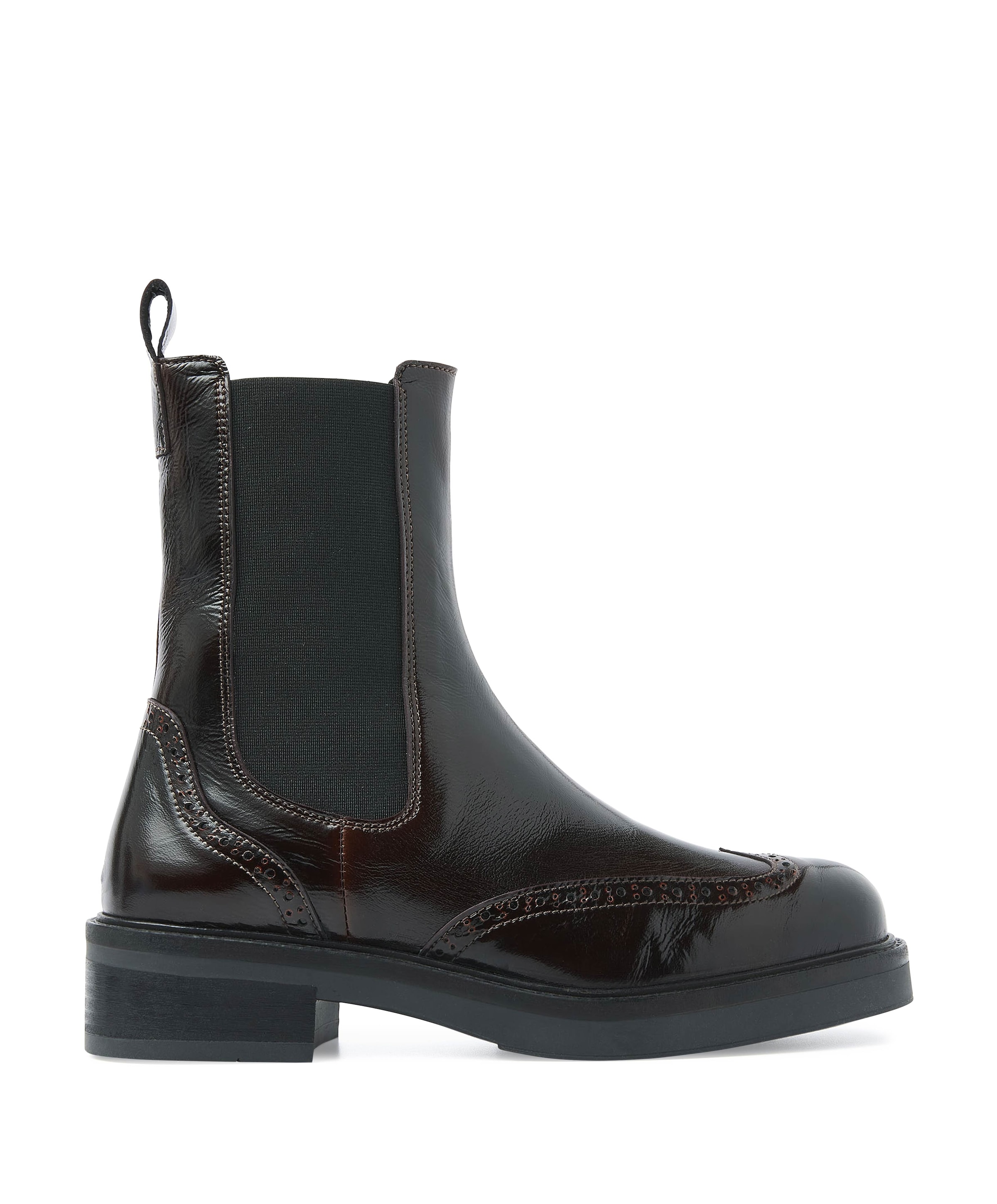 Lucia Gina dames enkellaarzen bruin