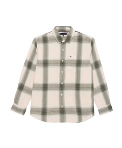 Jongens overhemd lange mouw groen