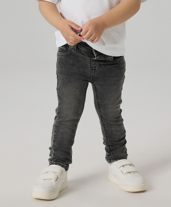 NMMTHEO DNMTHAYER 2689SWE KEY PANT jongens jeans grijs