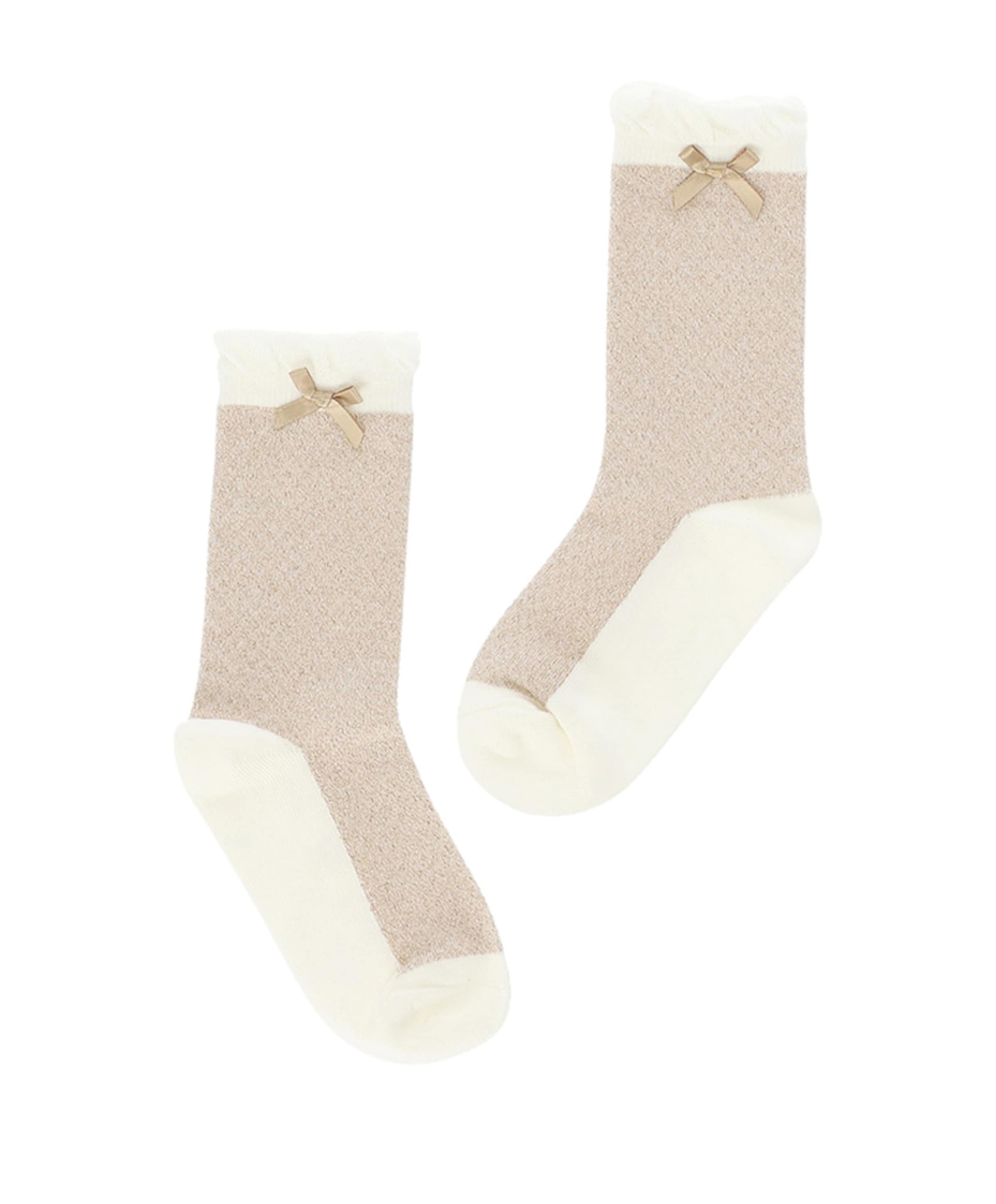 Meisjes sokken ecru
