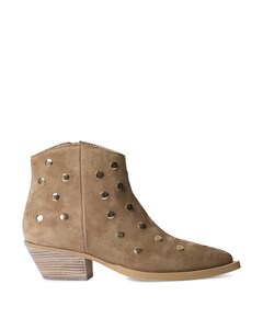 dames enkellaarzen bruin