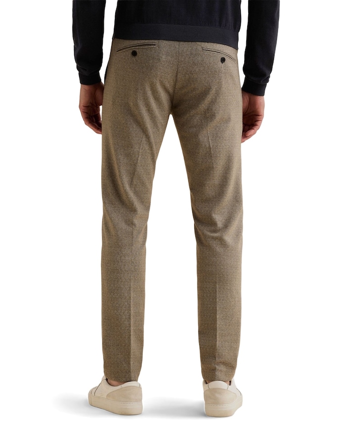 V11 CHINO PRINTED STRUCTURE heren broek grijs