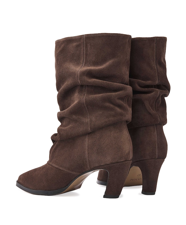 Elisa Palmer dames enkellaarzen bruin