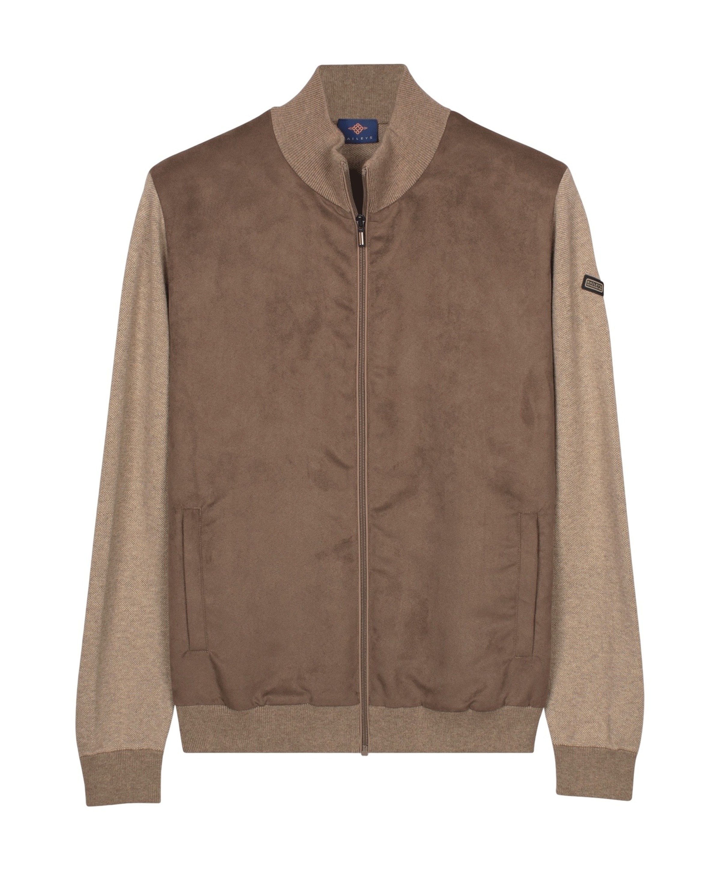Heren vest beige