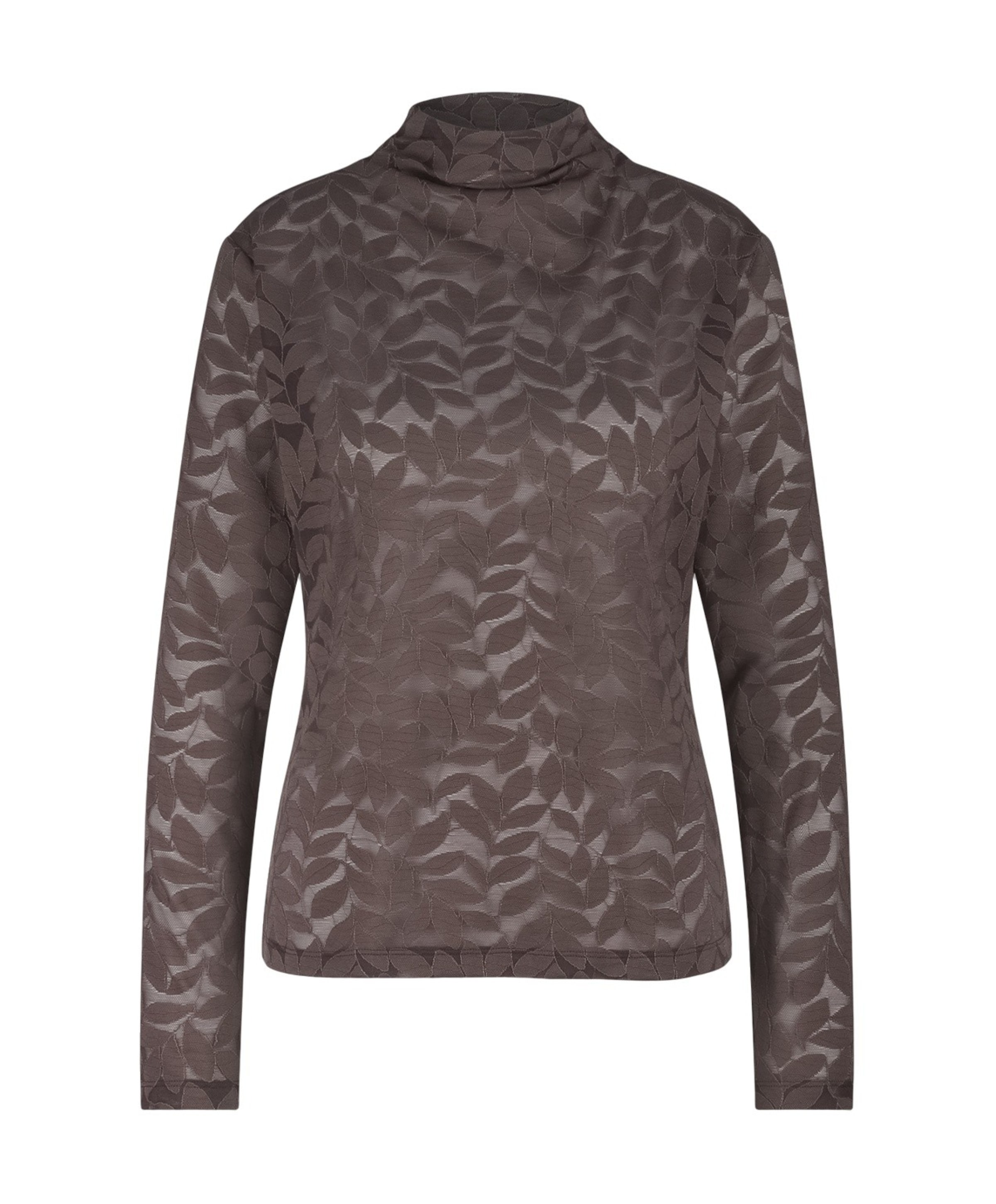 Dames top bruin