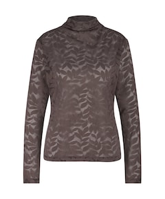 Dames top bruin