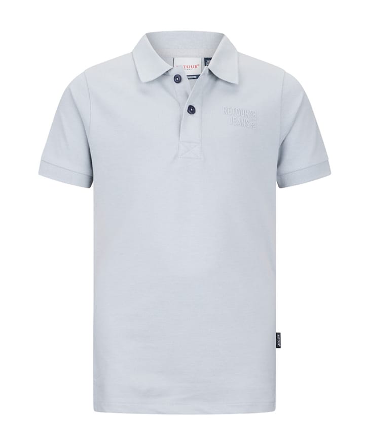 Jongens polo grijs