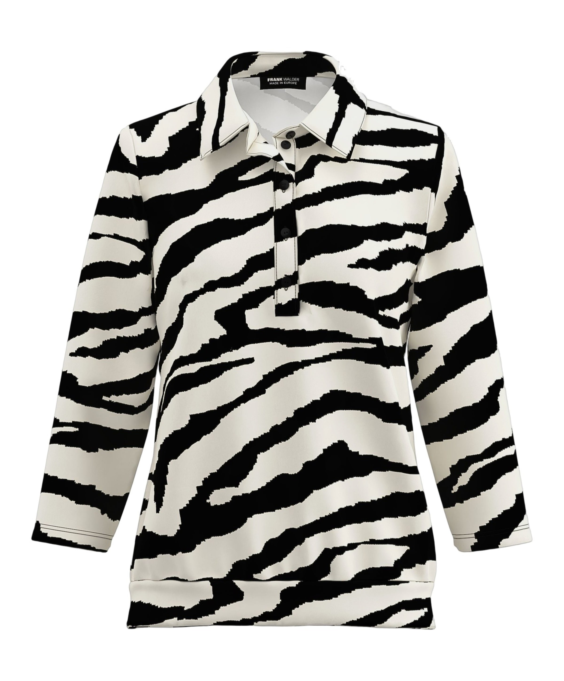 Dames polo zwart