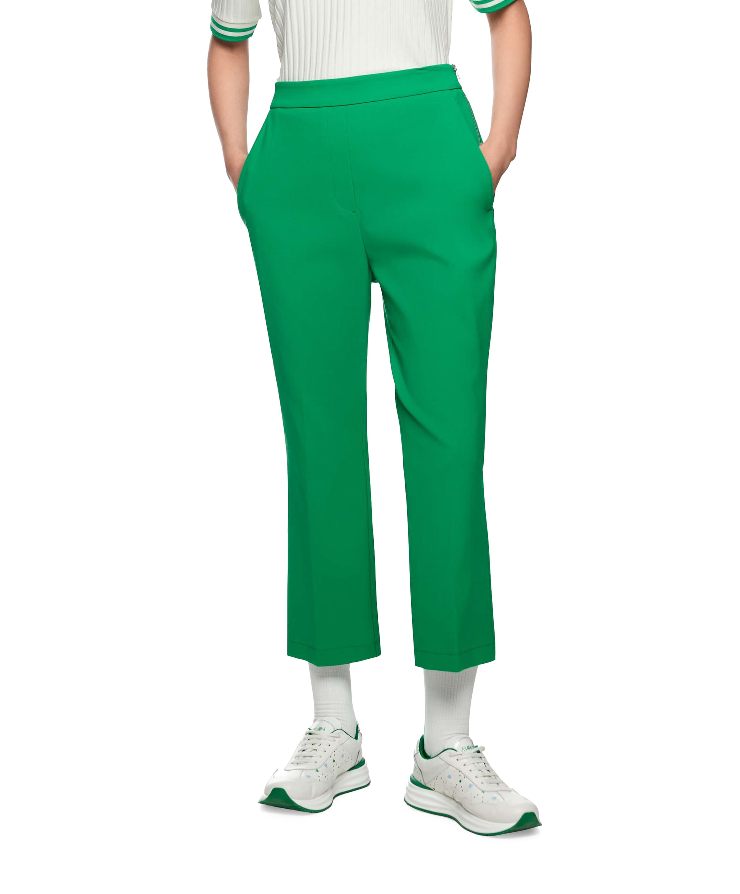 FUYU dames pantalon groen