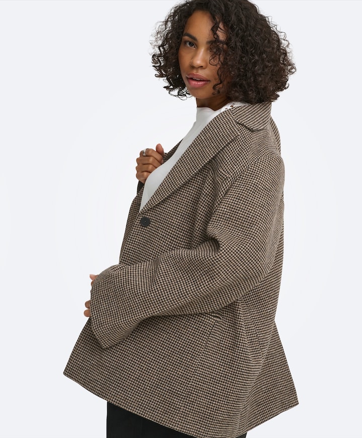 Dames blazer beige