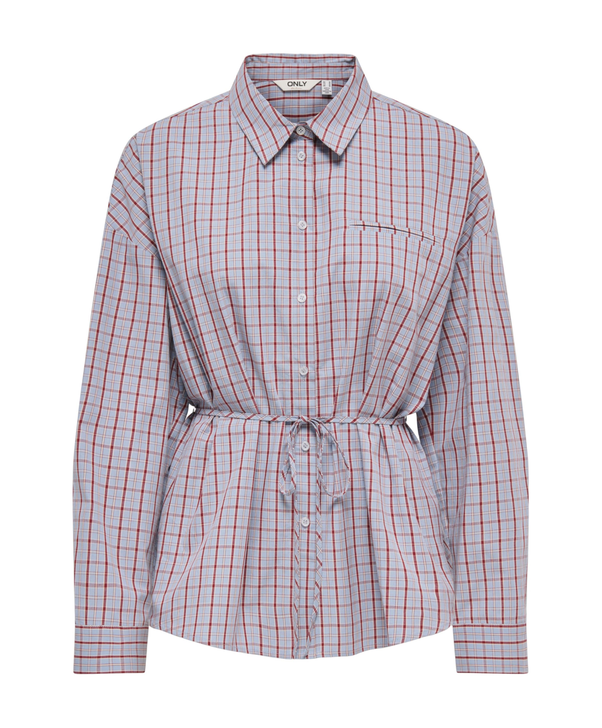 Dames blouse blauw