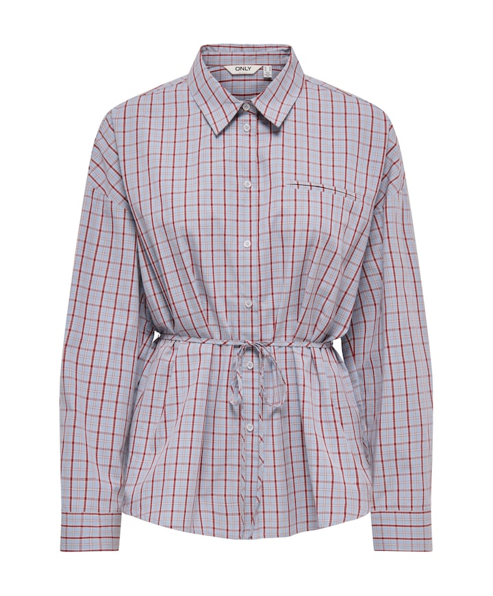 Dames blouse blauw