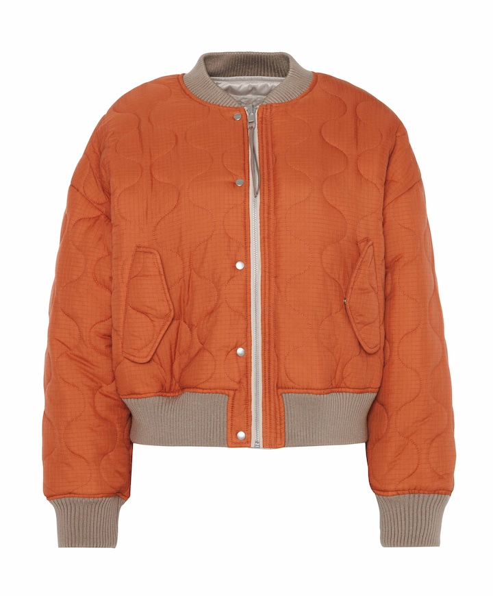 Dames jas oranje