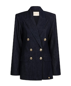Dames blazer blauw