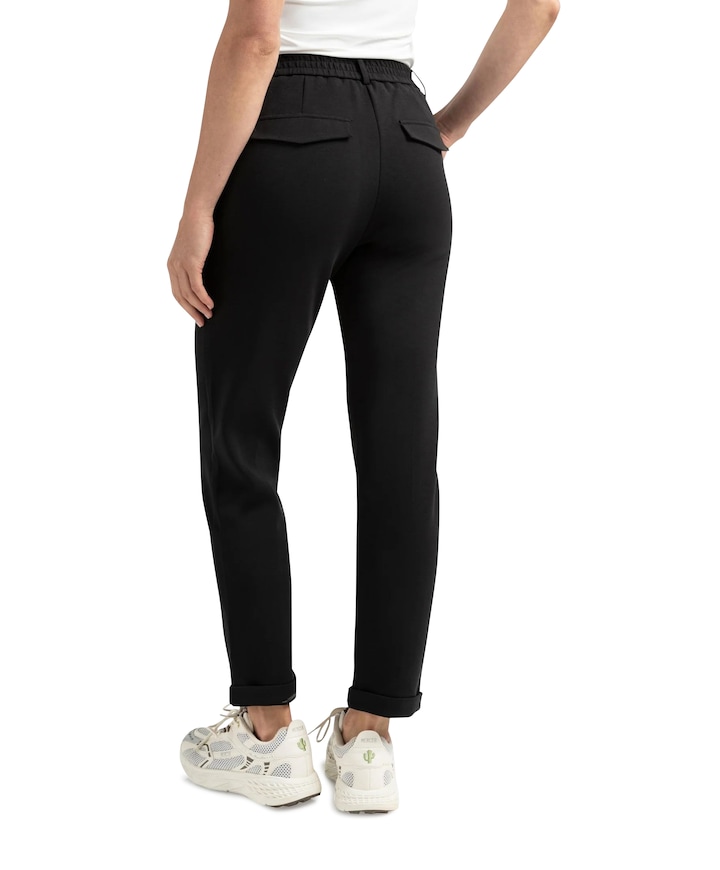 Zwarte scuba broek zwart
