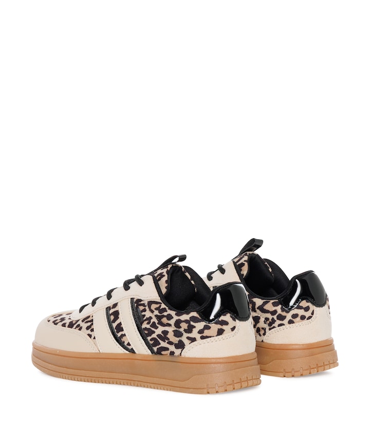 meisjes sneakers beige
