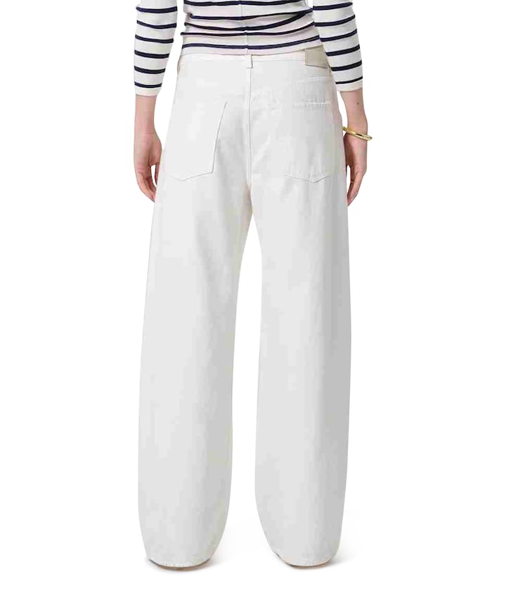 Brynn drawstring dames broek ecru