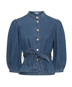 Blouse blauw