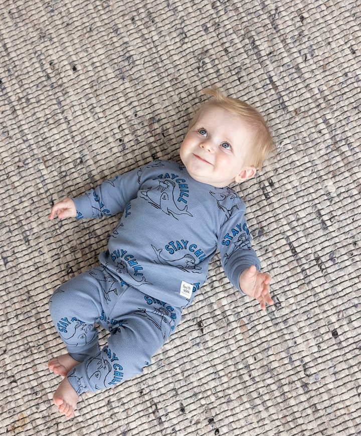 Jongens pyjamaset blauw