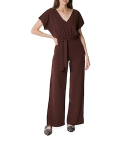 Girl-ju.v dames jumpsuit bruin