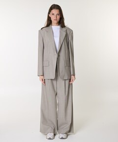 Dames blazer grijs