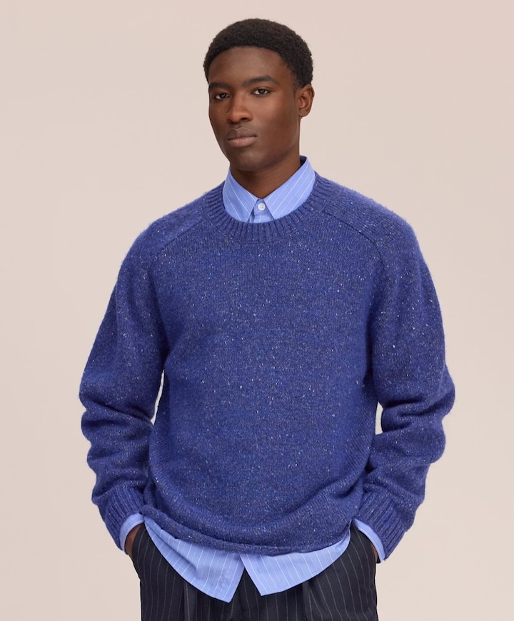 Heren trui blauw