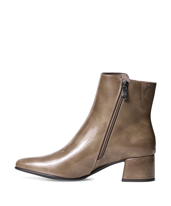 Women enkellaarzen beige