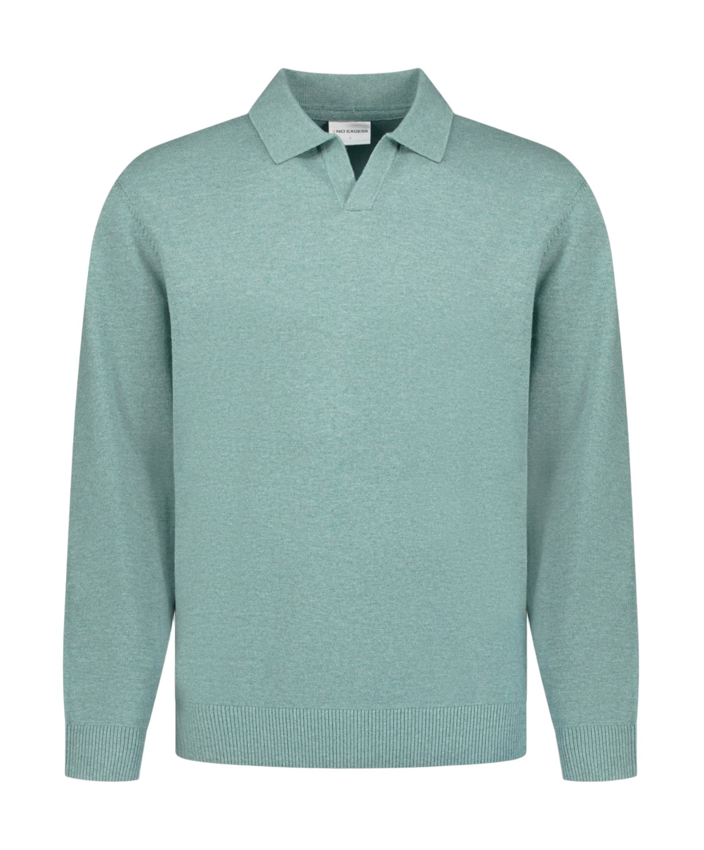 Heren polo blauw