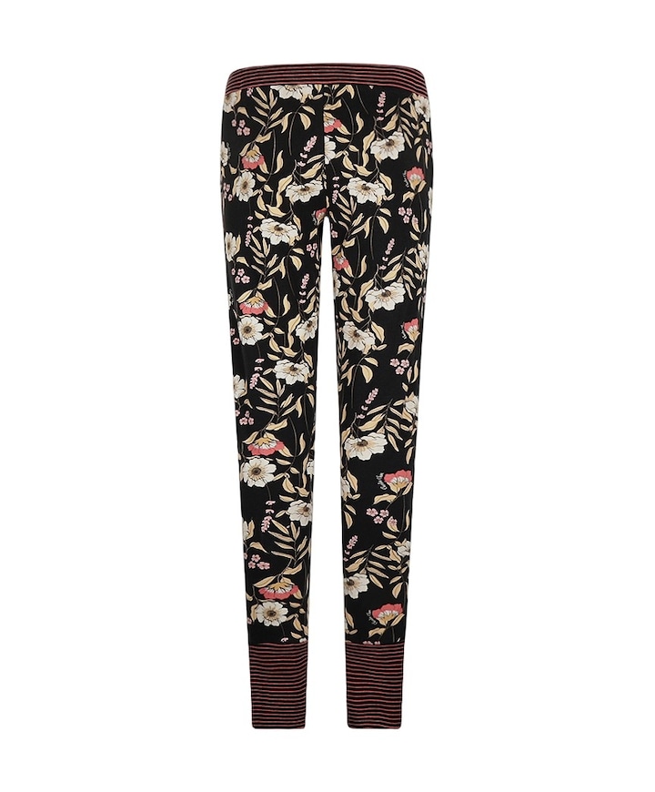 Dames pyjamabroek zwart