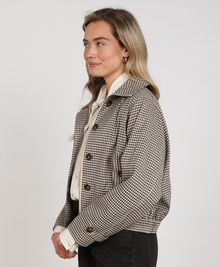 Dames jas beige
