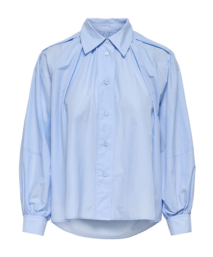 Dames blouse blauw
