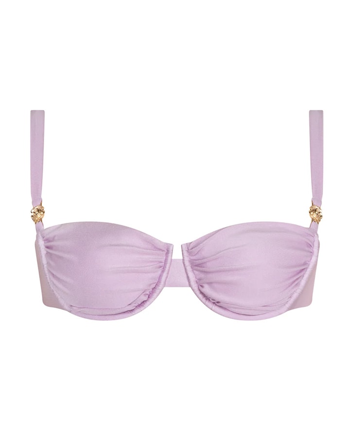 Dames bikinitop paars