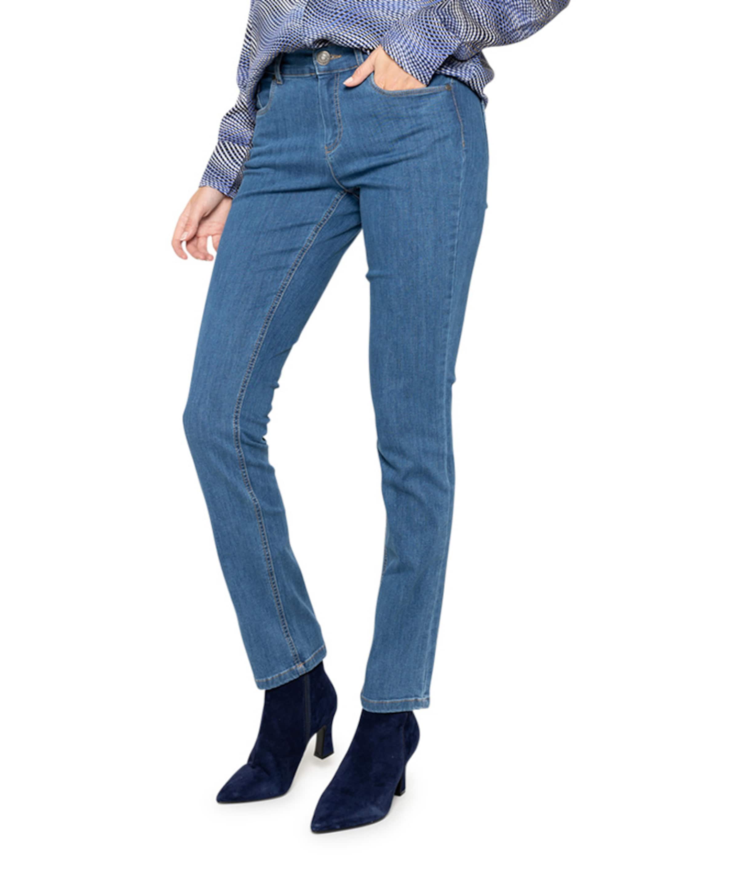 5 Pocket Super Stretch Lang dames broek blauw