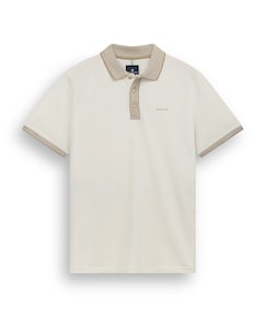 Heren polo beige
