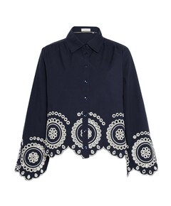 Dames blouse blauw