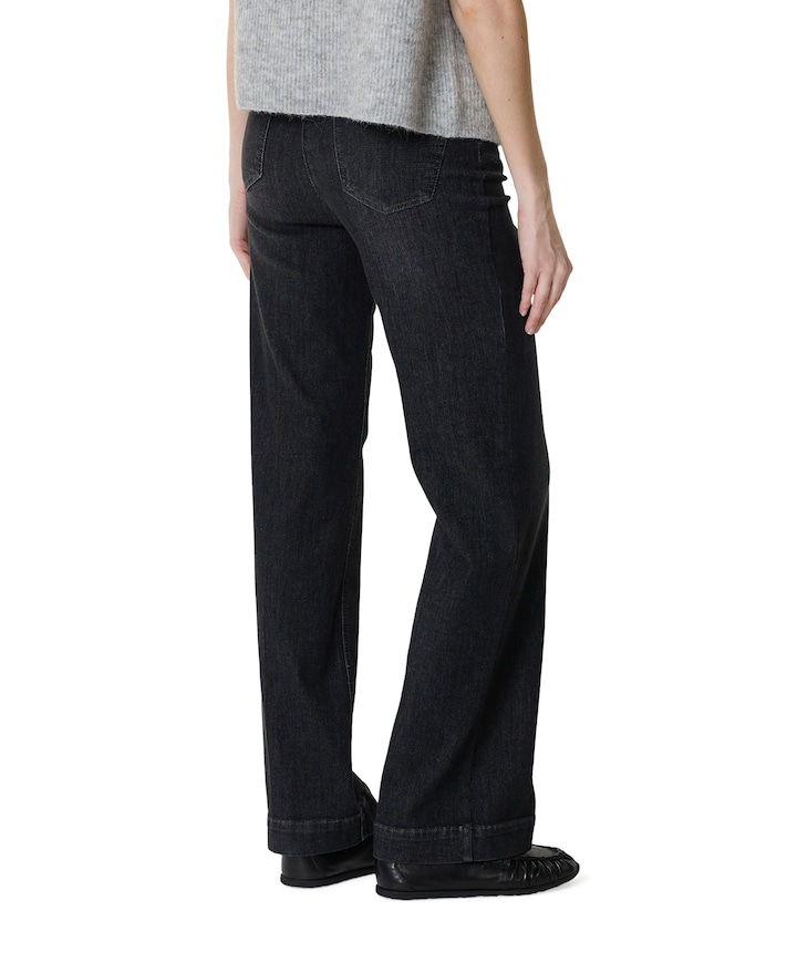 Jenny Wide dames jeans grijs
