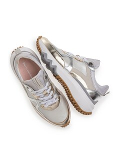 dames sneakers zilver