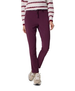 Travel casual broek bordeaux