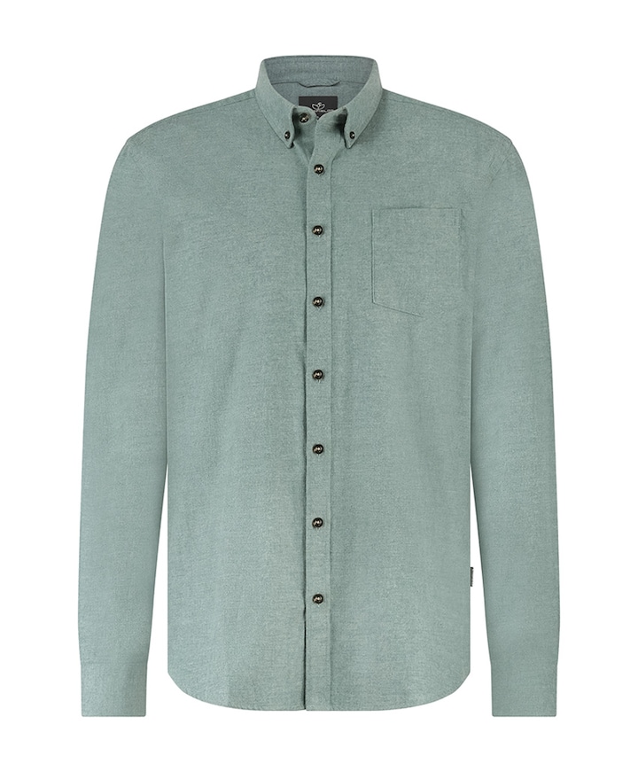 Overhemd lange mouw groen
