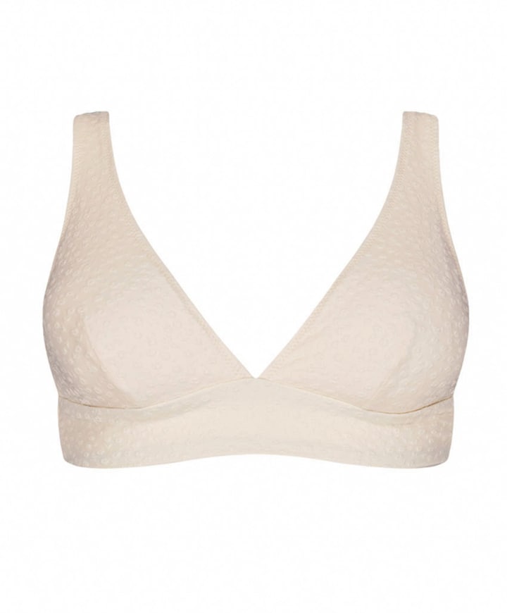 Dames bikinitop ecru